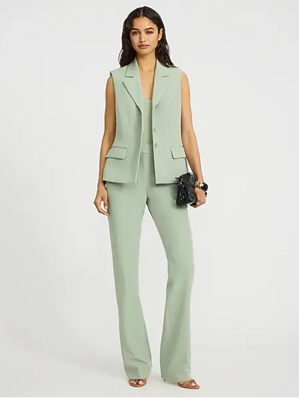 NWT Express Editor Mid Rise Bootcut Pant in Signature Stretch